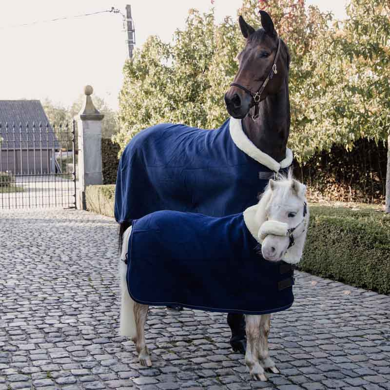 Showdecke Heavy Fleece Marineblau