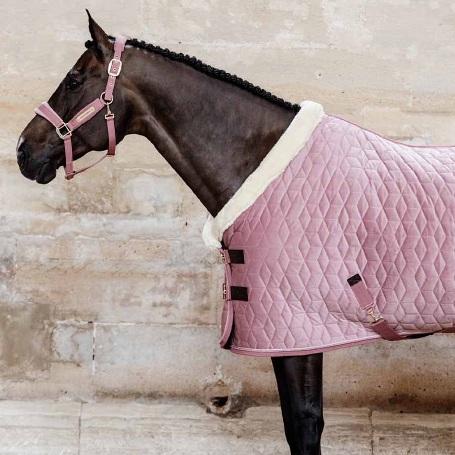 Turnierdecke Velvet Rosa