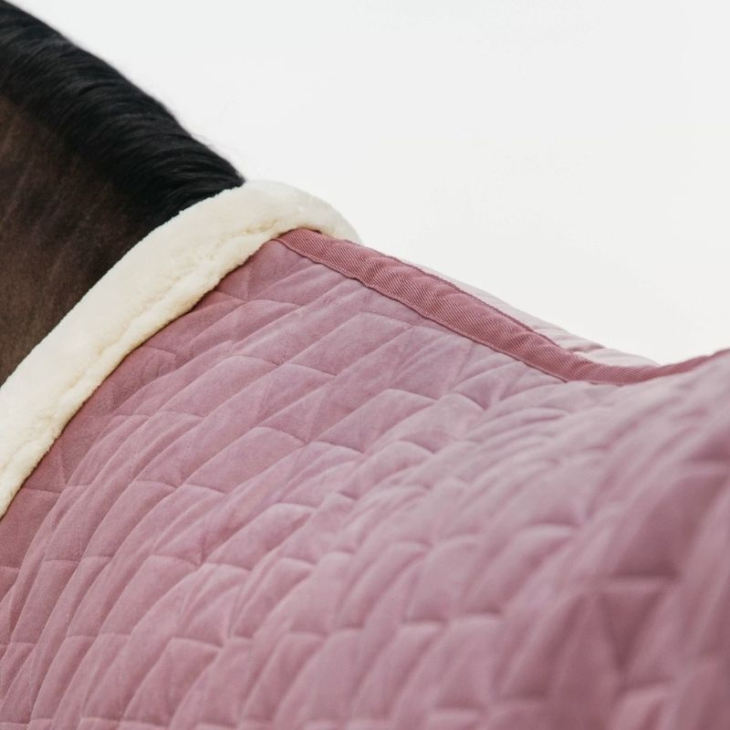 Turnierdecke Velvet Rosa