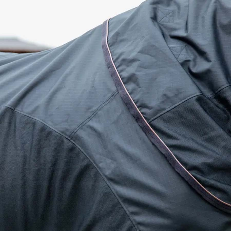 Regen- und Fliegen Decke Waterproof Combo Marineblau