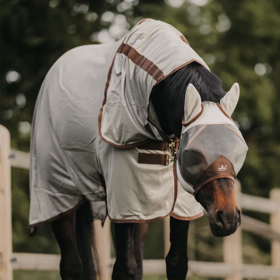 Fliegenhaube Mesh Classic Silber