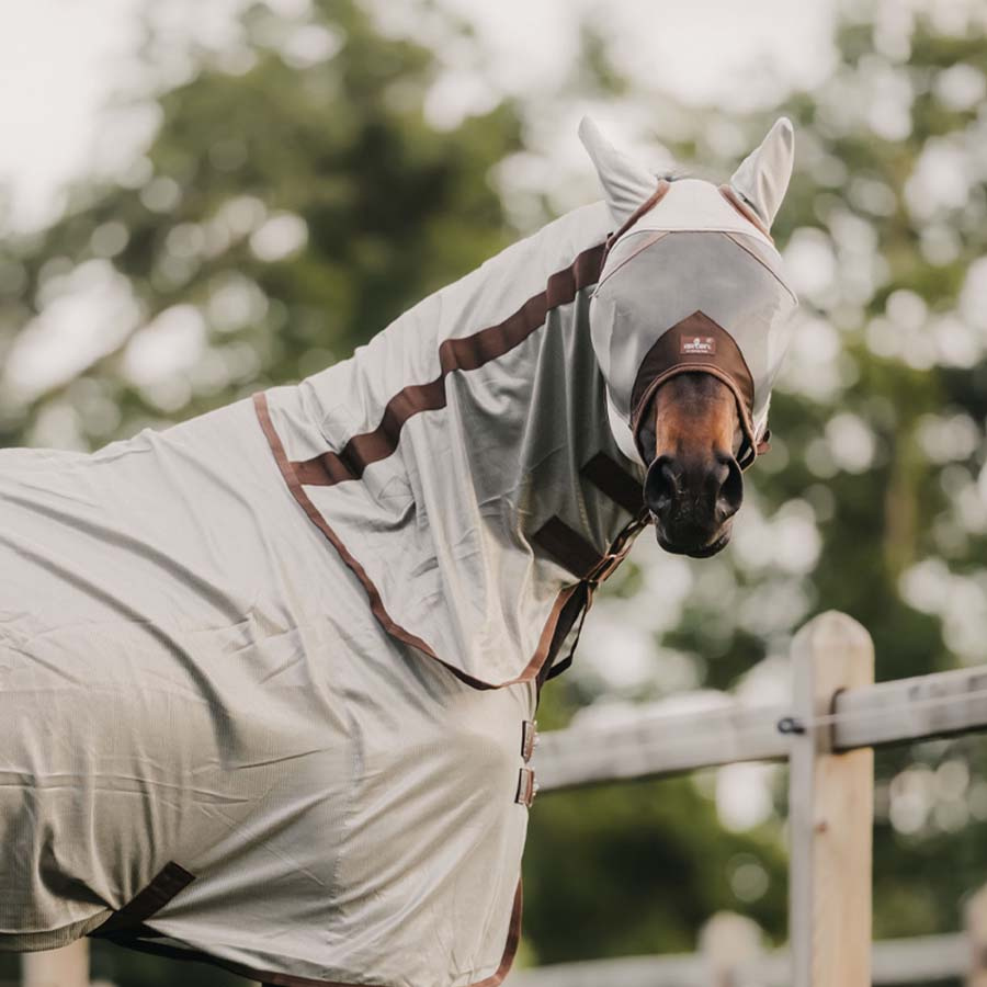 Fliegenhaube Mesh Classic Silber
