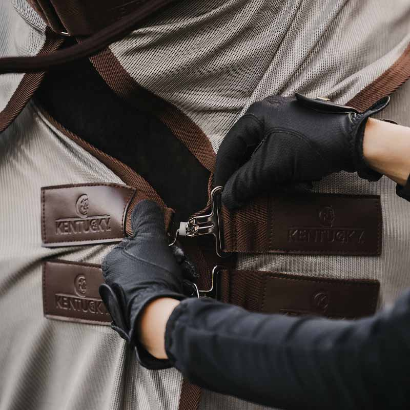 Fliegenhaube Mesh Classic Silber
