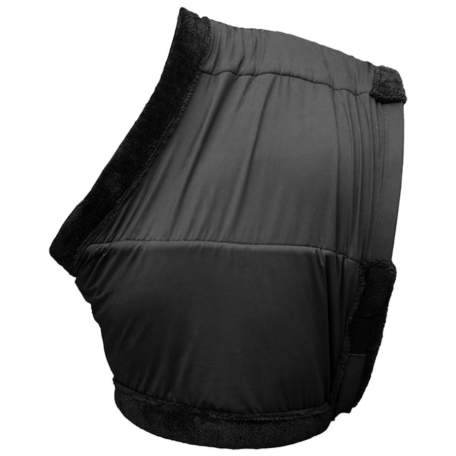Brustschutz Fauxfur Schwarz