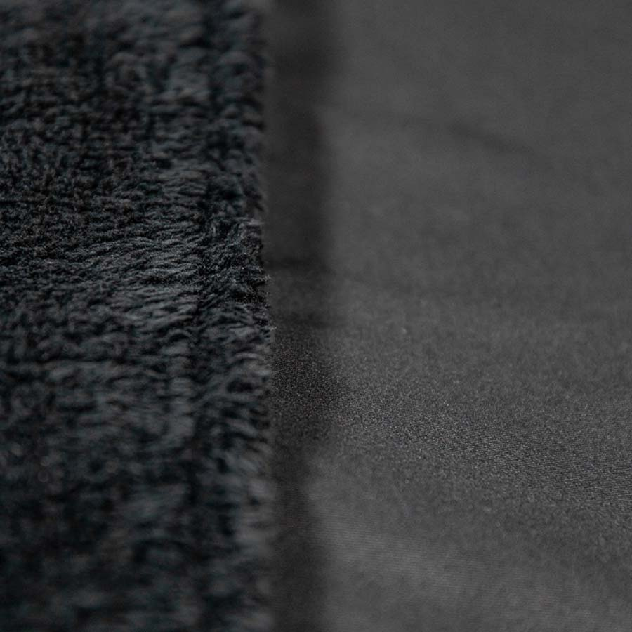 Brustschutz Fauxfur Schwarz