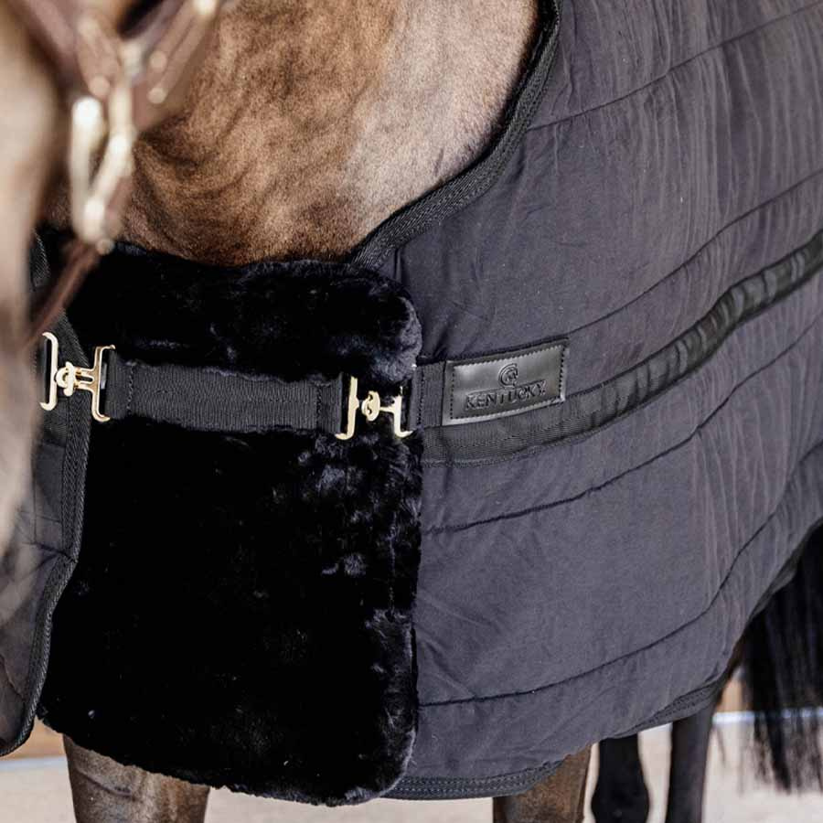 Brusterweiterung Vegan Sheepskin 1 Buckle Schwarz