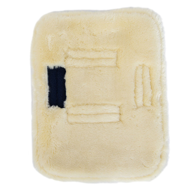 Brusterweiterung Quilted with Vegan Sheepskin Marineblau
