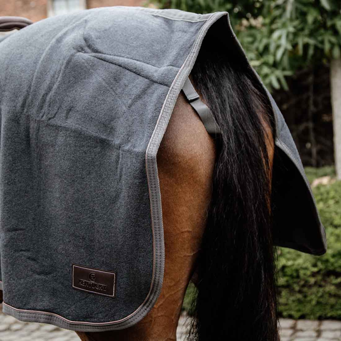 Nierendecke Heavy Fleece Grau