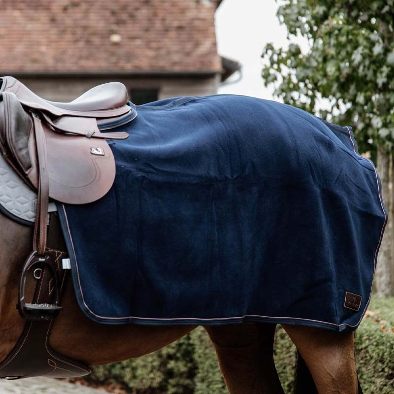 Nierendecke Fleece Heavy Marineblau