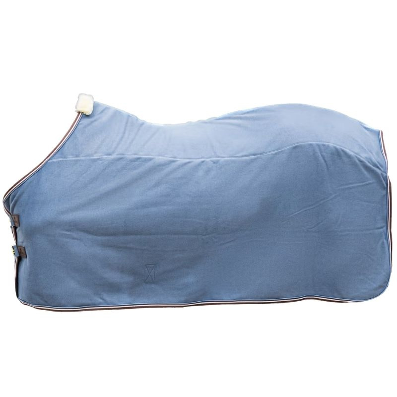 Fleecedecke Heavy Melange Blau