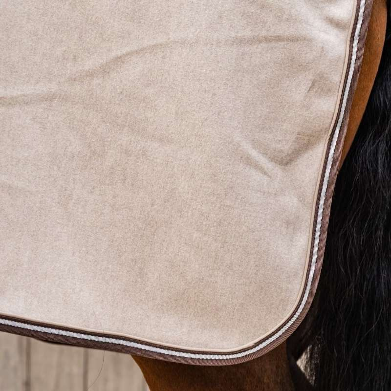 Fleecedecke Heavy Melange Beige