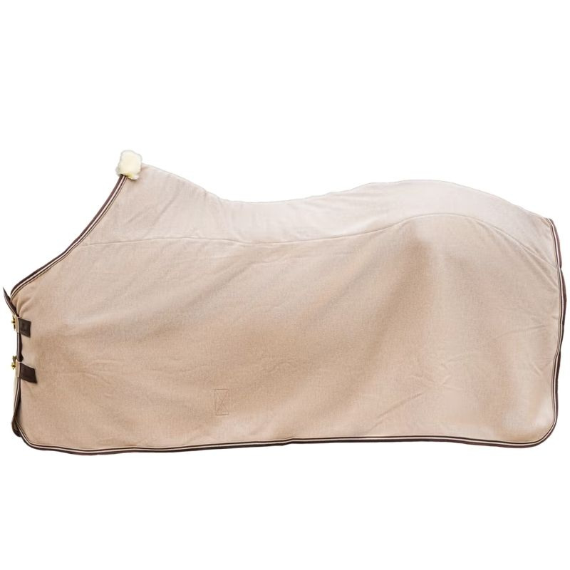 Fleecedecke Heavy Melange Beige