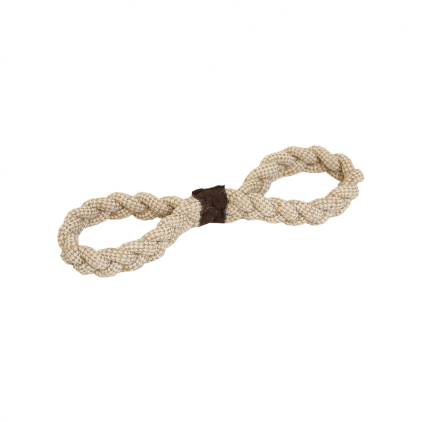 Hundespielzeug Baumwollseil Beige