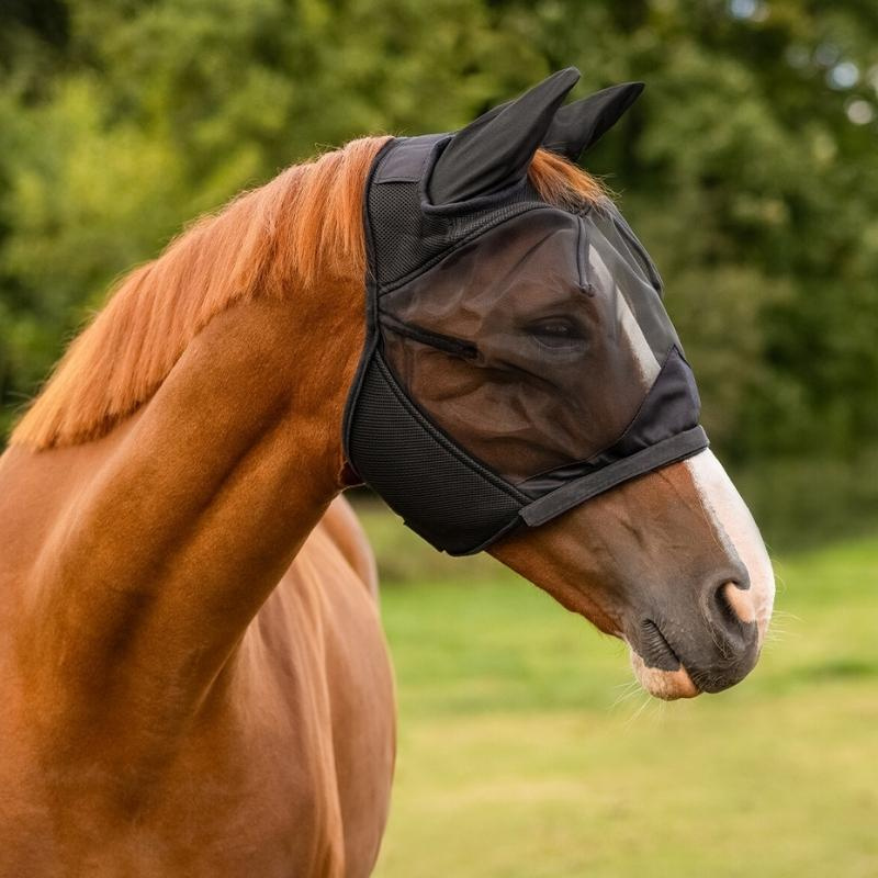 Fliegenhaube Detachable Nose Schwarz