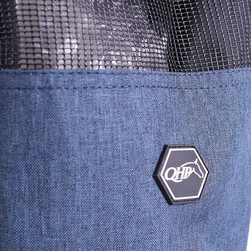 Stiefeltasche Divided Blau