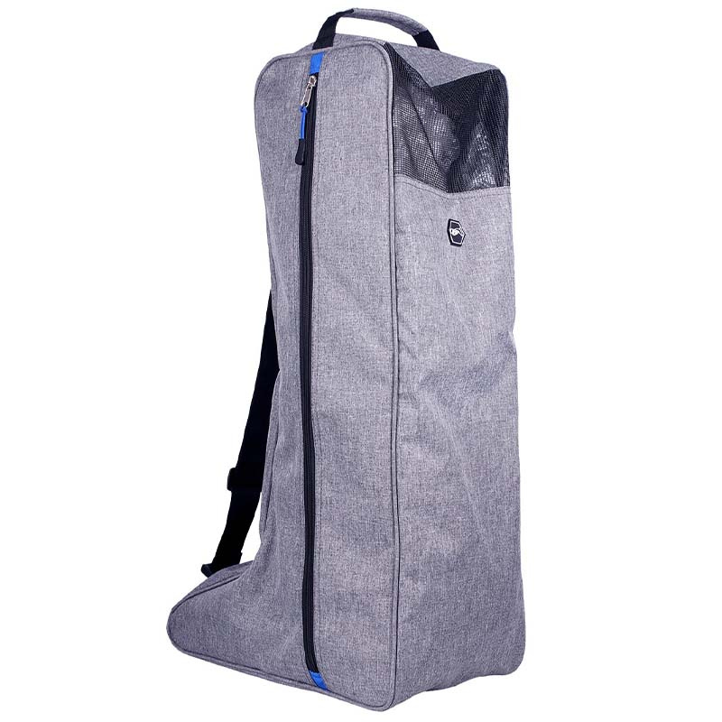 Stiefeltasche Divided Grau