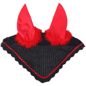 Fliegenhaube Halloween Devil Rot/Schwarz Fliegenhaube Halloween Devil Rot/Schwarz