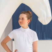 Wettkampfoberteil Kinder/Junior Icon Girl Weiß Wettkampfoberteil Kinder/Junior Icon Girl Weiß