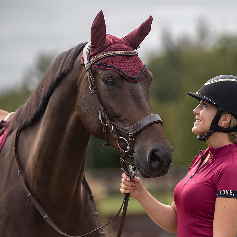 Fliegenhaube Astana Weinrot