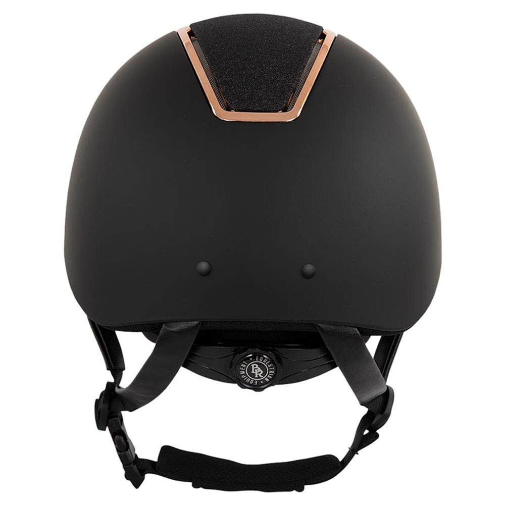 Reithelm Omega Lackiert Glitzer Schwarz/Roségold