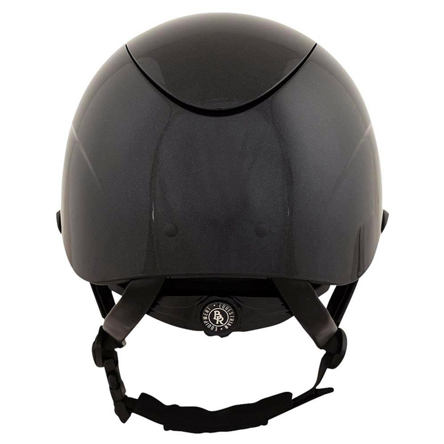 Reithelm Theta Plus Glänzend Schwarz/Gunmetal