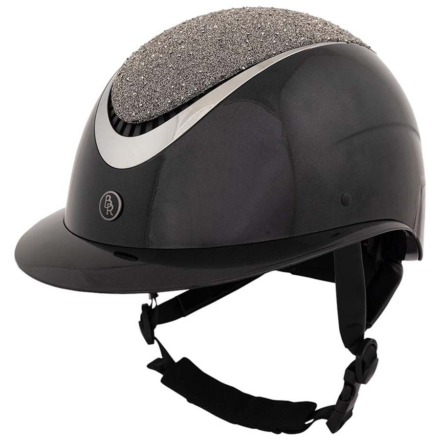 Reithelm Theta Glamourös Glänzend Schwarz/Gunmetal