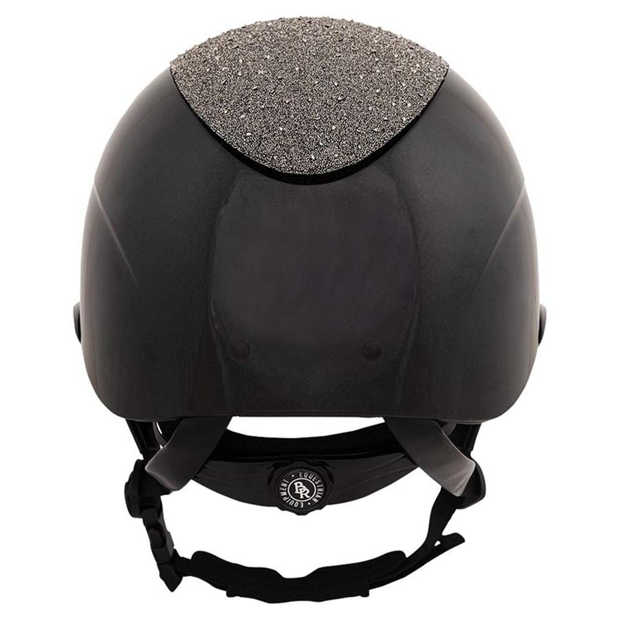 Reithelm Theta Glamourös Glänzend Schwarz/Gunmetal