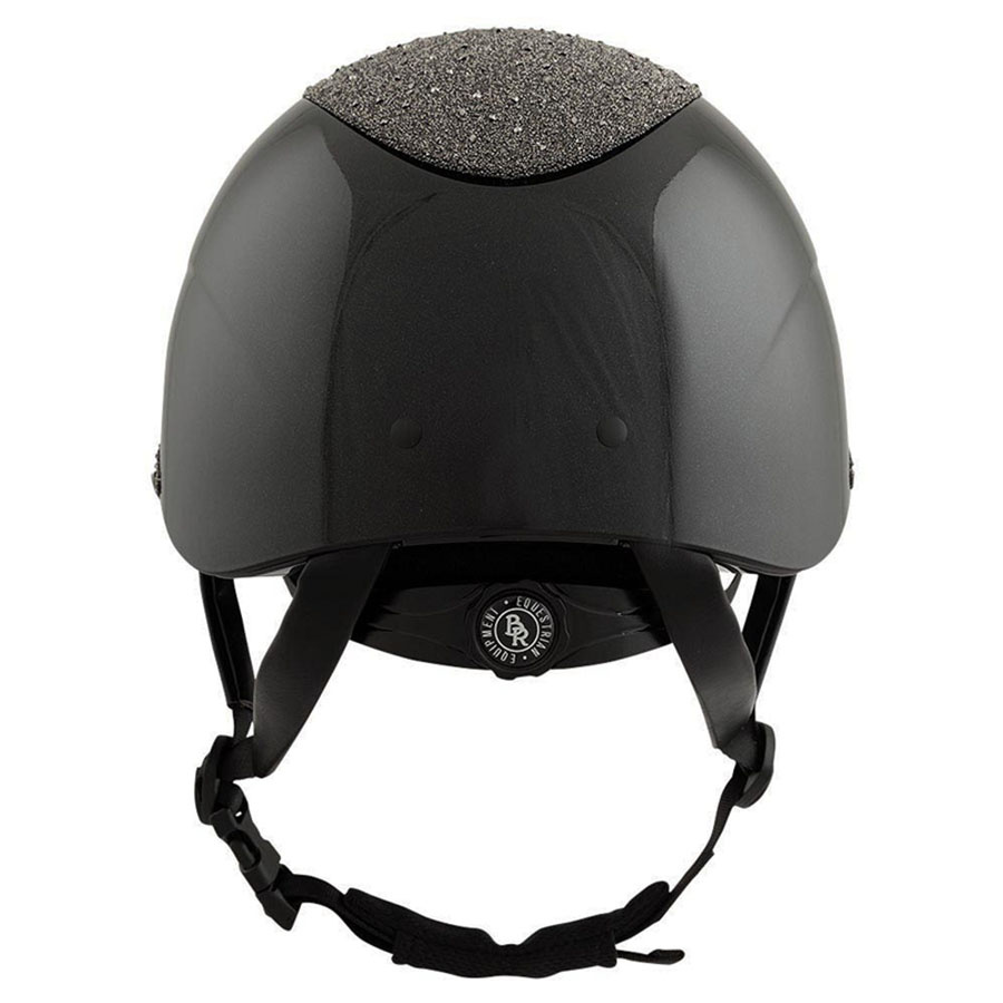 Reithelm Theta Plus Dazzling Glamourös Glänzend Schwarz/Gunmetal