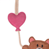 Pferdespielzeug Valentine Bear aus Leder Braun/Rosa Pferdespielzeug Valentine Bear aus Leder Braun/Rosa