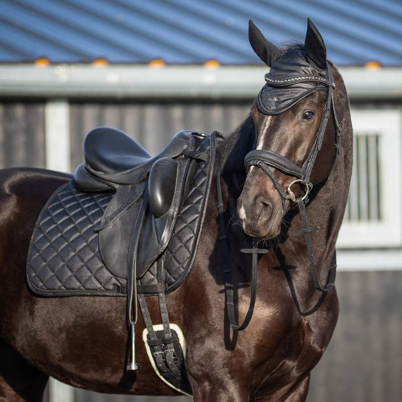 Haube Glitter Collection Schwarz