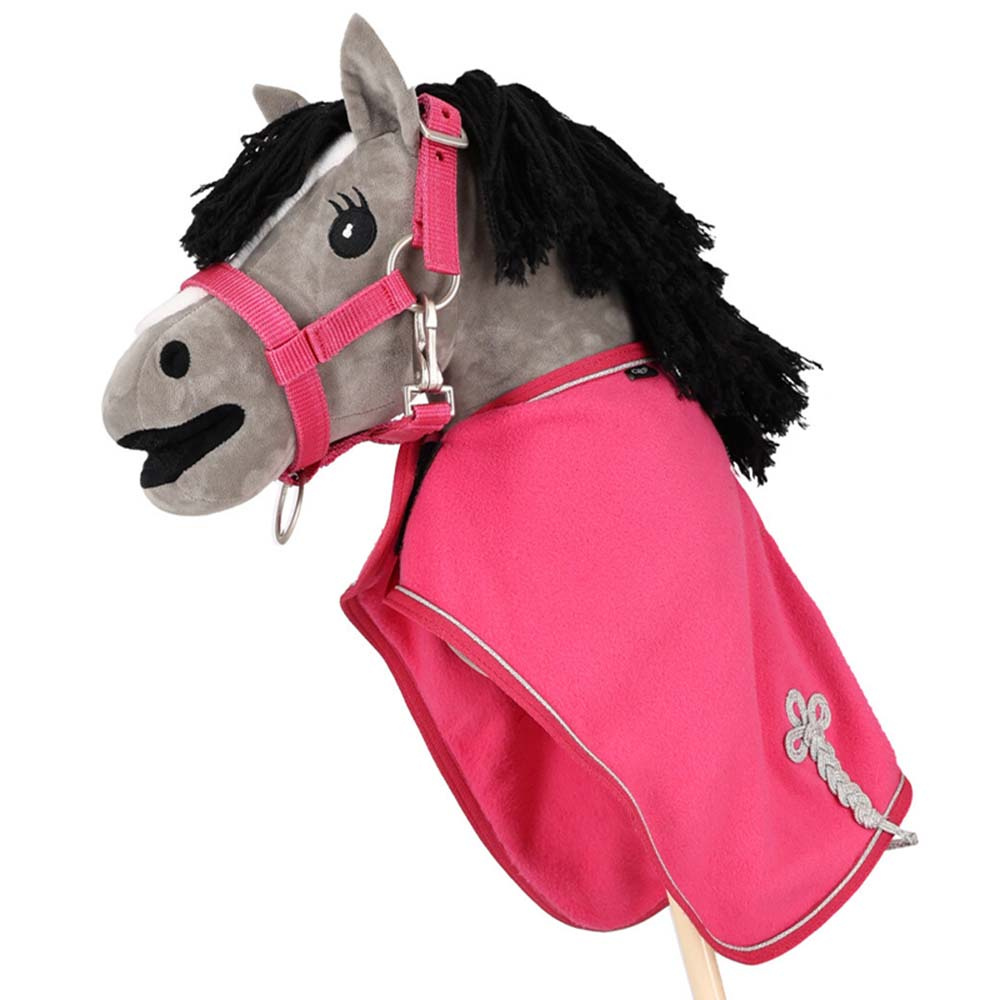 Fleecedecke für Steckenpferde Rosa