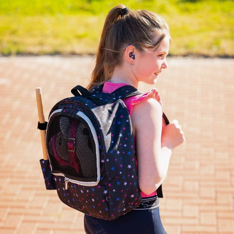 Rucksack für Steckenpferd Star Schwarz