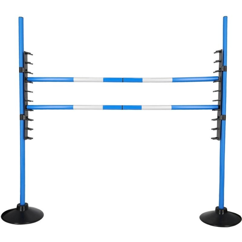 Hindernis für Steckenpferd Blau