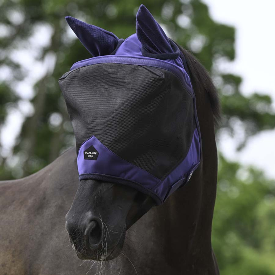 Fliegenhaube Buzz-Off Pro Marineblau/Schwarz