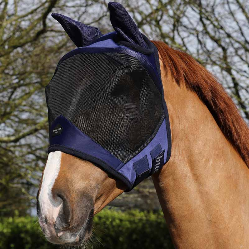 Fliegenhaube Buzz-Off Pro Marineblau/Schwarz