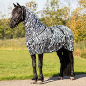 Ekzemerdecke Big Neck Zebra Schwarz/Weiß Ekzemerdecke Big Neck Zebra Schwarz/Weiß