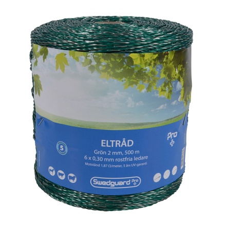 Elektrodraht 2mm Grün 500m