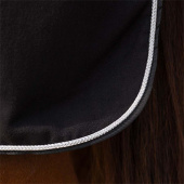 Fleecedecke Ornament Schwarz/Silber Fleecedecke Ornament Schwarz/Silber