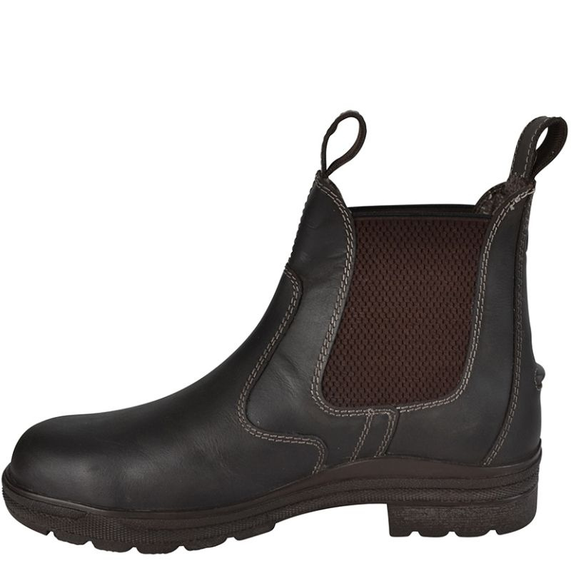 Jodhpur-Stiefeletten HS Leather Steel Toe Braun