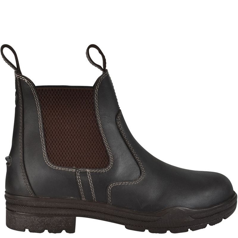 Jodhpur-Stiefeletten HS Leather Steel Toe Braun
