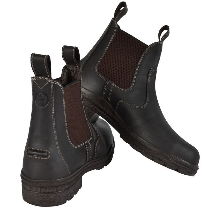Jodhpur-Stiefeletten HS Leather Steel Toe Braun