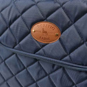 Pflege Tasche Quilted Marineblau