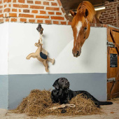 Pferdespielzeug HS Einhorn aus Jute Natur Pferdespielzeug HS Einhorn aus Jute Natur