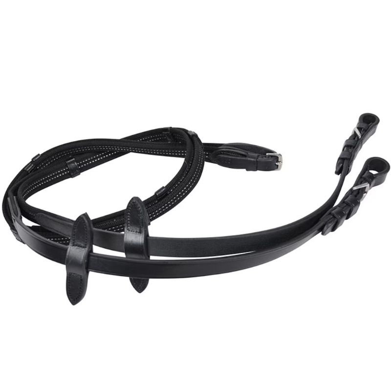 Gurtzügel mit Reflex HS Schwarz