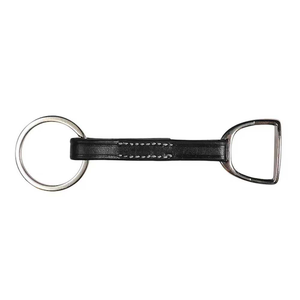 Schlüsselanhänger HS Stigbygel Schwarz/Silber