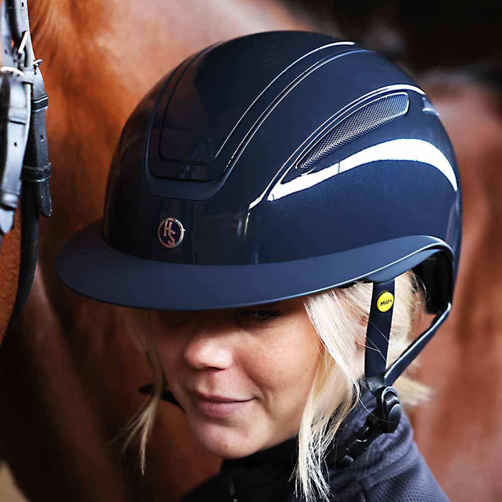 Reithelm HS MIPS Air Skyblue Marineblau