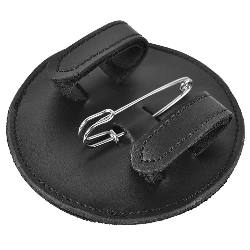 Nummernschild HS Vegan Leather Strass 2-pack Schwarz