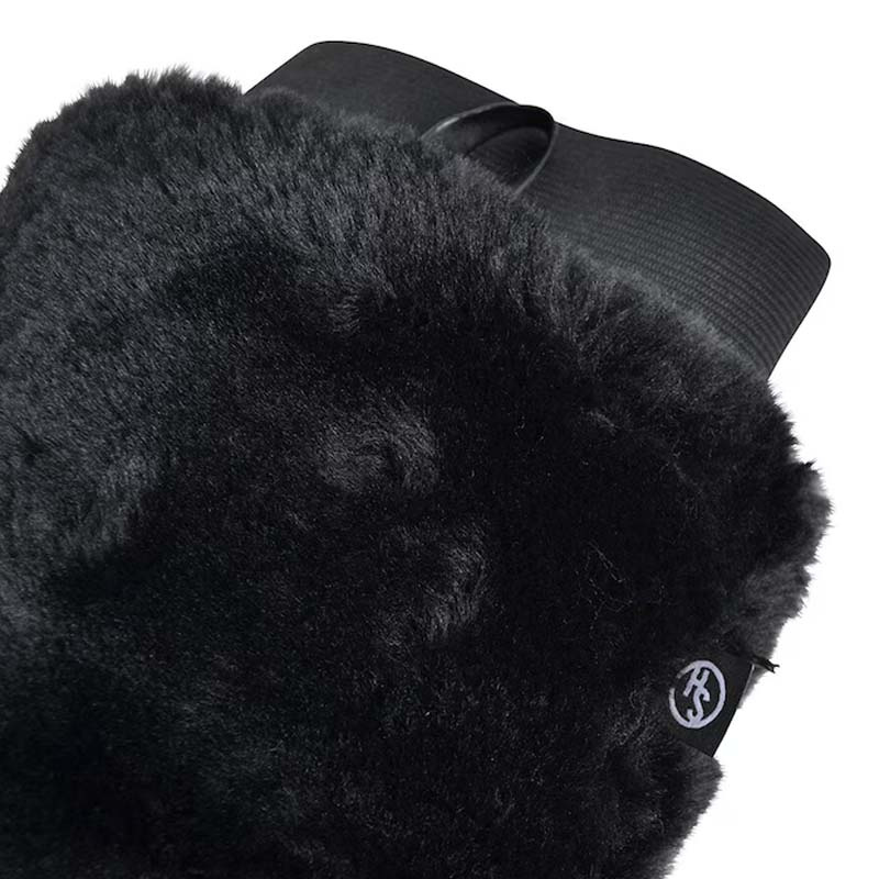 Grooming Handschuh HS Faux Fur Schwarz
