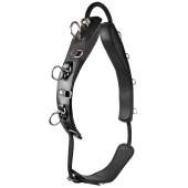 Longiergurt mit Bogen HS Schwarz Longiergurt mit Bogen HS Schwarz