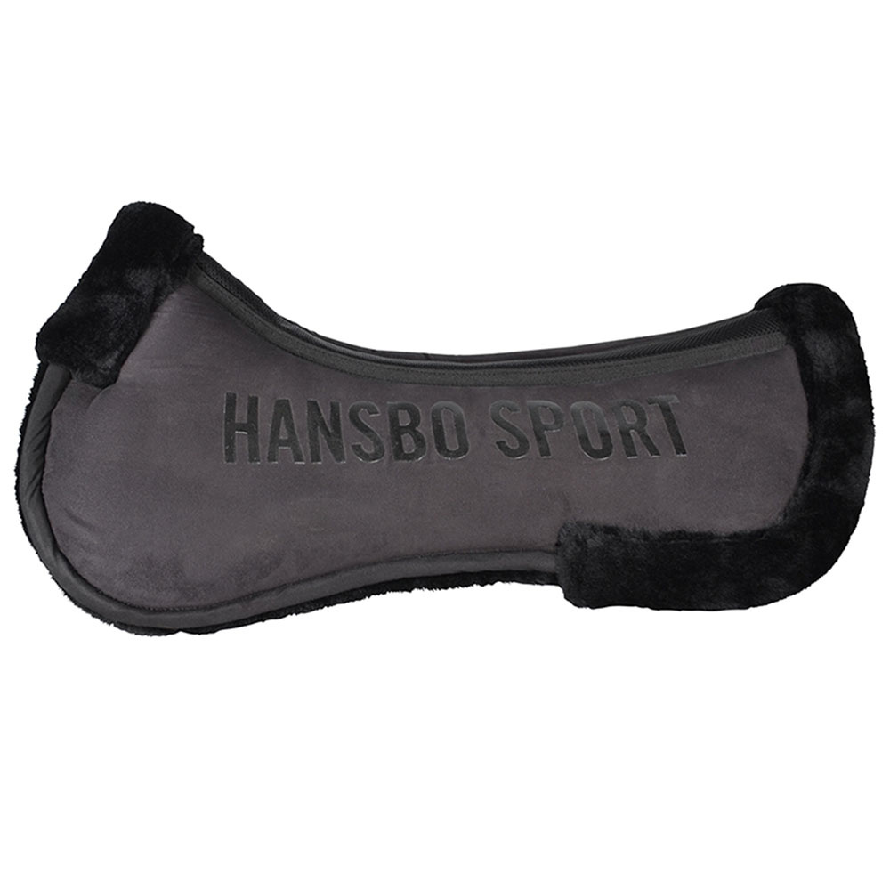 Sattelpad HS Faux Fur Schwarz